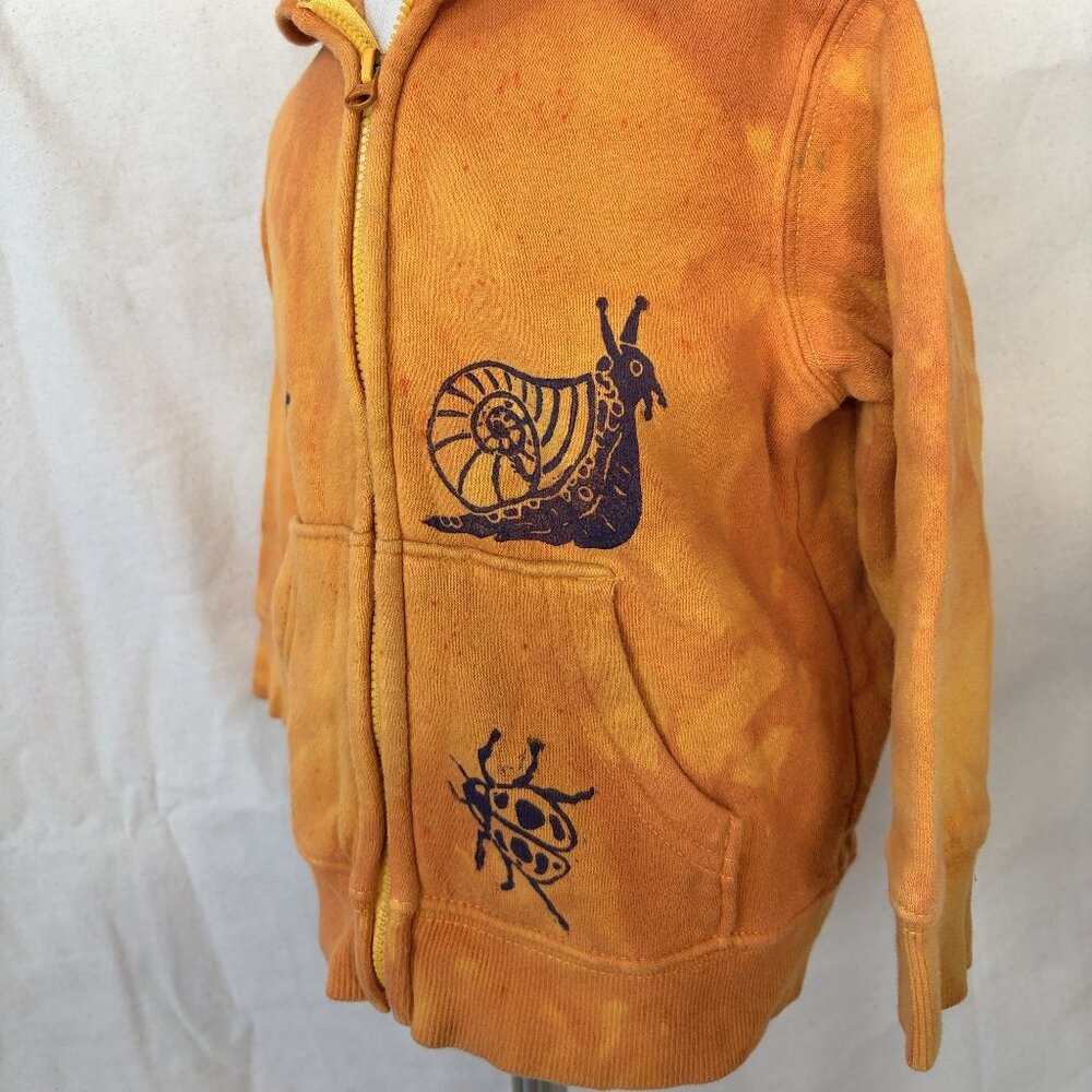 18M Critters Block Printed Zip Up
